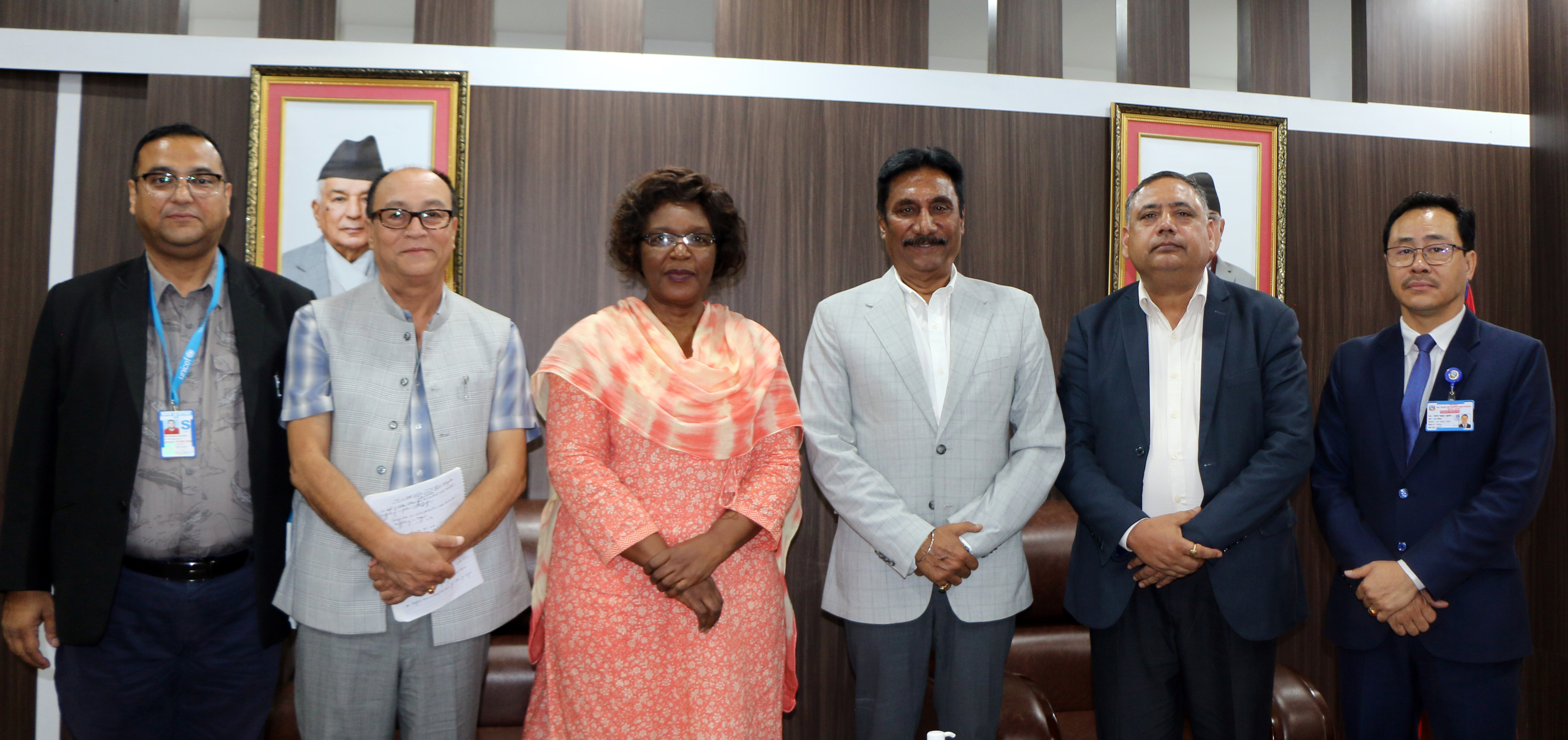 image for Ms. Alice Akunga, the UNICEF Representative to Nepal, paid a courtesy call on Honorable Minister Mr. Sharat Singh Bhandari on 23 August 2023